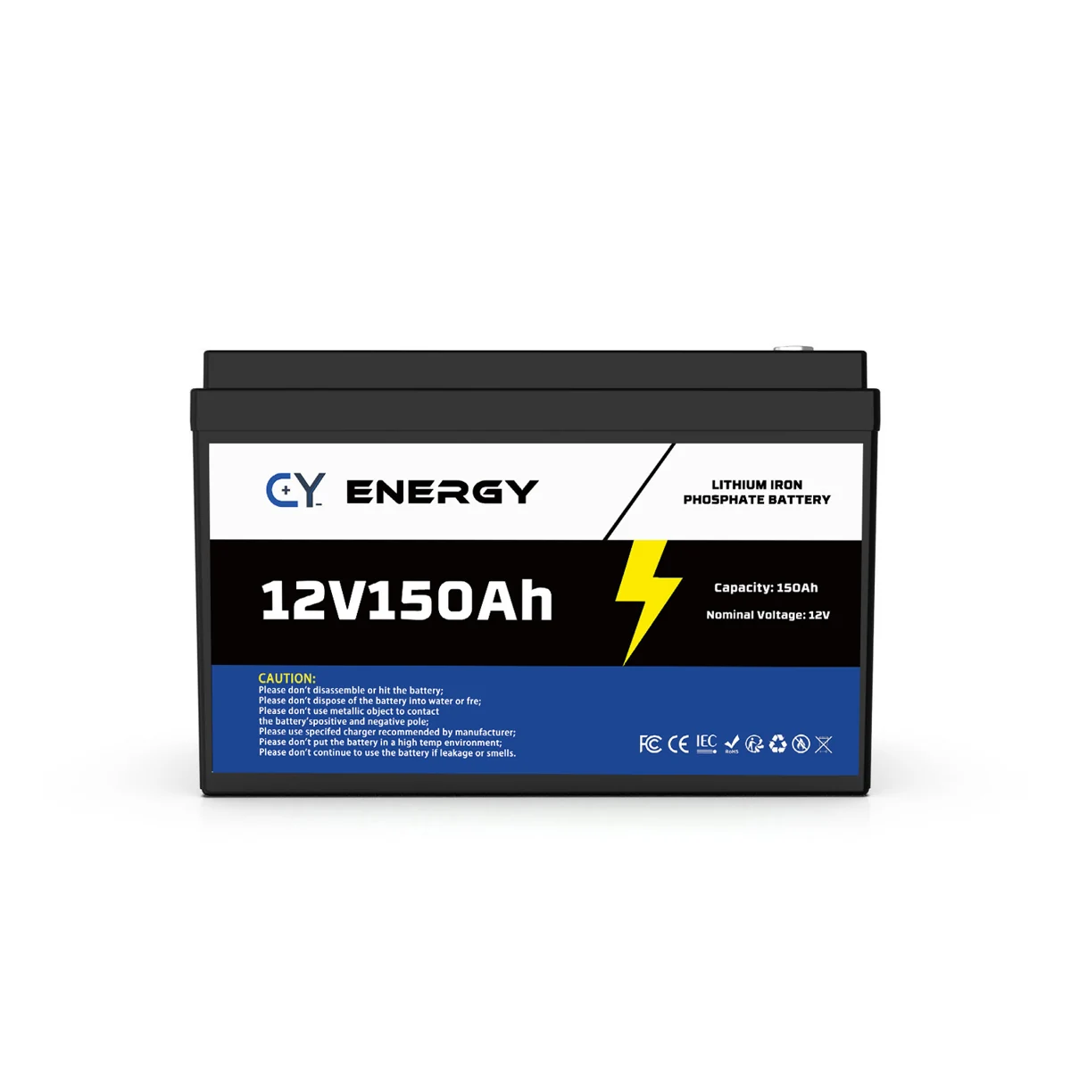 12.8V 150Ah LiFePO4 battery